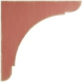 thumbnail image 3 of 1 3/4"W x 12"D x 12"H Extra Large Olympic Wood Vintage Decor Bracket, Salvage Red, 3 of 6