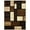 Chocolate, variant on HR HANDCRAFT RUGS HR Square Pattern Area Rug Geometric Pattern Modern Turquoise - 5'2" x 7'1"