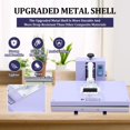thumbnail image 4 of Bingirl 15x24 Inch Digital Sublimation Heat Transfer Machine Combo: T-Shirt, Hat, Mug, Plate, Cap Heat Press, 4 of 6