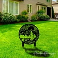thumbnail image 3 of Handmadetneonsign Outdoor Camping Metal Sign With Stakes, Garden Yard Decor,Camping Name Metal Sign, 3 of 4