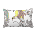 thumbnail image 1 of Wing Flower Tree Bird Ukiyo-e Throw Pillow Lumbar Insert Cushion Cover Home Decoration, 1 of 3