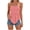 Pink, variant on Women's Strapless Smocked Tube Tops Summer Trendy Flowy Peplum Bandeau Top Y2K Going Out Date Clothes