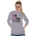 thumbnail image 3 of He Can Heal Cancer Religious BCA Women's Long Sleeve T Shirt Brisco Brands S, 3 of 6