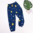 thumbnail image 2 of Odeerbi 3-12 Years Kids Boys Girls Cotton Sweatpants Cute Print Workout Athletic Sports Jogger Pants Summer Breathable Loose Casual Joggers, 2 of 3
