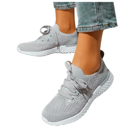 

Vedolay Women Summer Sneakers Sneakers for Women Slip On Leather Comfort Rubber Sole Flats Shoes Pink 7.5