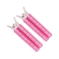 thumbnail image 3 of Elenxs Hair Root Fluffy Clips Bangs Hairstyling Hairdressing Hairpins Lazy Curly Tube Portable Travel Washable Curlers Rollers 2PCS Rose Red, 3 of 10