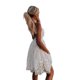 thumbnail image 3 of Txlixc Vestido bohemio sin mangas de verano femenino con cuello en V profundo y hombros expuestos, vestido de sol de playa con flores de encaje femenino vestido de cintura alta Txlixc  moda, 3 of 8
