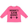 thumbnail image 3 of Inktastic Mommy Gym Buddy Workout Boys or Girls Long Sleeve Toddler T-Shirt, 3 of 5