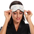 thumbnail image 4 of Sleep Mask Blackout Adjustable Eye Sleeping Mask Blindfold for Sleeping Travel Office Elephants Printed, 4 of 7