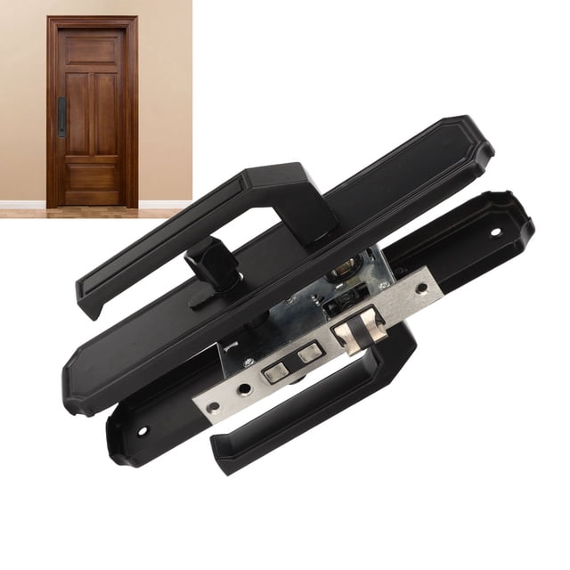 Poignée de Porte Intérieure, Poignée de Levier de Porte Silencieuse Montage Facile avec 3 Clés pour Intérieur