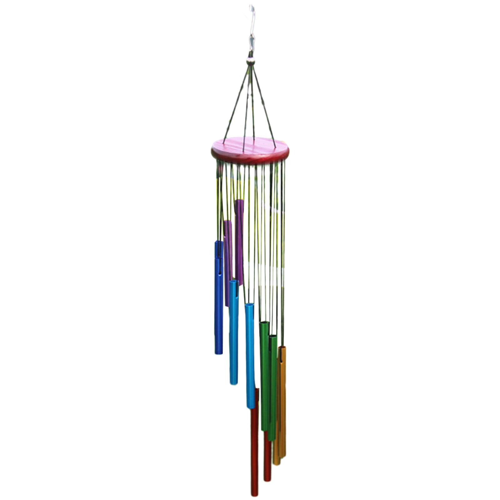 12 Tubes Wind Chimes Aluminum Tube+Pine Metal Pipe Wind Chimes Bells