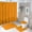 Dark Orange, variant on Shower Curtain Set 4 Piece include Shower Curtain and Rugs and Non Slip U Shaped Toilet Rugs Luxury Bathroom Decor Dark Orange