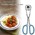 thumbnail image 2 of Cergrey Stainless Steel Non-sticky Meatballs Rice Balls Clip Maker Mold Kitchen Tool, Non-sticky Meatballs Clip, Rice  Balls Clip, 2 of 9