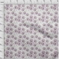 thumbnail image 3 of oneOone Cotton Poplin Pink Fabric Flower Watercolor Sewing Material Print Fabric By The Yard 56 Inch Wide, 3 of 4