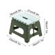 thumbnail image 2 of Taburete plegable portátil para niños y adultos | Silla de paso de plástico engrosado | Asiento ligero para cambiar zapatos pequeño con asa | Diseño que ahorra espacio | Capacidad de peso de 100 kg, 2 of 2