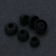 thumbnail image 3 of Reemplazo de auriculares de silicona para auriculares internos de 6 piezas para KZ LZ A4 DZ9 (negro), 3 of 5