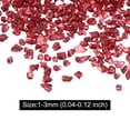 thumbnail image 3 of Uxcell 6Pcs Crushed Glass Chips High Luster Irregular Glass Chips 1.06 oz Gold, Blue, Purple, Light Purple, Green, Red, 3 of 4