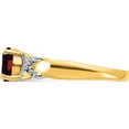 thumbnail image 3 of 14K Two-Tone Garnet And Diamond Ringsize 7 (Width 2 To 5.5) - Jbsp, 3 of 5