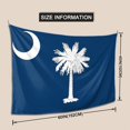 thumbnail image 3 of South Carolina State Flag Palm Tree Tapestry, Aesthetic Wall Hanging Tapestries Dorm Room Home Decor, 60" x 40", 3 of 7