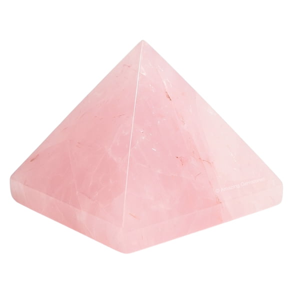 Rose Quartz Crystal Pyramid 1" Inch