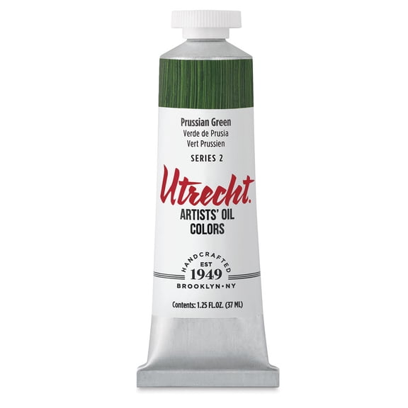 Utrecht Artists' Oil Paint - Prussian Green, 37 ml tube