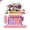 Purple, variant on Qocolcyl Kids Pretend Play Makeup Kit for Girls, Pink Portable Princess Cosmetic Vanity Case with Eyeshadow Lipstick Brushes Hair Clips, Learning Toys, Imaginative Dress Up Role Play Toy for Ages 3+
