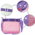 thumbnail image 4 of Darzheoy Mesh Beach Bag Beach Toy Storage Tote Bags Kids Seashell Collecting Bag Colorful Swimming Accessories Storage Bag with Adjustable Straps for Boys Girls, 4 of 6
