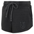 thumbnail image 2 of Women's Concepts Sport Charcoal Vegas Golden Knights Volley Fleece Shorts, 2 of 3