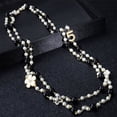 thumbnail image 1 of Collier - Noir - Modèle 0Z010K01 - Alliage + Perle - 168 cm - Femmes, 1 of 4
