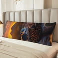 thumbnail image 2 of Fotbe Lizard With Sunglasses Sunset Funda para Almohada Corporal con Diseño, Funda de Microfibra Ultrasuave de 20x54 Pulgadas, Ropa de Cama Elegante, 2 of 7