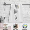 thumbnail image 5 of Cute Dolphin Hand Towels, Happy Mothers Day Kitchen Towel Ultra Soft and Absorbent,Decorative Fingertip Face Towel for Bathroom Hotel, 2 PCS, 28.3"x 14.4", 5 of 5