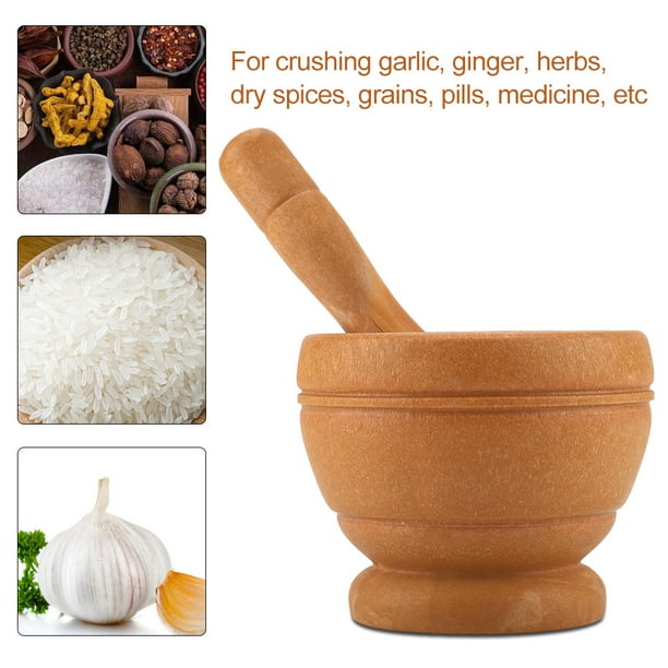 Mortar Pestle Set, Pestle Set 6 Inch Plastic Mortar Pestle Set