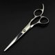 thumbnail image 4 of Juego de tijeras profesionales para cortar el cabello, tijeras de barbero de acero inoxidable de 15 cm con hojas de precisión y mango ergonómico., 4 of 5