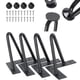 thumbnail image 1 of Patas de Muebles de Horquilla de Alta Resistencia de 15 cm, Proyectos de Bricolaje para el hogar de Metal para Soporte de TV, sofá, etc. con Protectores de Piso de Goma Negro 4 Piezas, 1 of 5