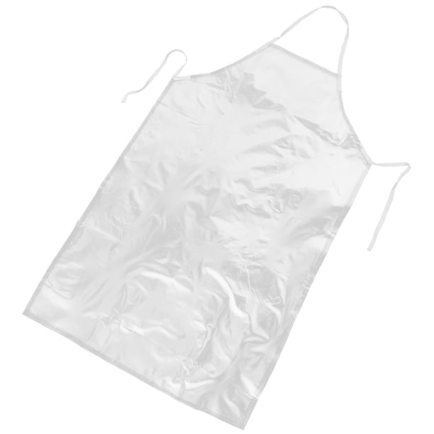 unbranded 3Ud Delantal De Cocina Transparente Impermeable PVC Antimanchas Para Uso En Casa