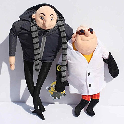 Despicable Me Doctor Nefario Gru 13 15 Inch Toddler Stuffed Plush Kids Toys 2 Pcs Set Walmart Com