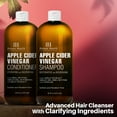 thumbnail image 2 of BOTANIC HEARTH Apple Cider Vinegar Shampoo and Conditioner Set - Helps Dry Itchy Scalp, Dandruff, Frizz and Hair Loss - Color Safe, Sulfate Free Shampoo - All Hair Types, Men and Women, 16 fl oz each, 2 of 3