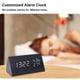 thumbnail image 2 of Injueey Práctico reloj de escritorio digital con alarma personalizada y visualización de fecha Despertadores digitales LED blanco Type3 NO3, 2 of 6