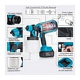 thumbnail image 2 of Brush Motor Rechargeable Electric Spray Gun Paint Sprayer Furniture Steel Coating Airbrush Compatible For 18V Battery ,Precision Control, 2 of 5