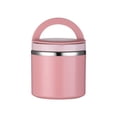 thumbnail image 1 of Inteprter Frasco para sopa, termo para comida, termo para comida caliente, termo para sopa, termo para comida, termo para comida caliente Mostrada rosa 630ML, 1 of 6