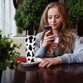 thumbnail image 5 of Cow Print Tumbler with Lid and Straw-Stainless Steel Insulated Thermal-Slim Cows Skinny Tumbler-Cow Print Decor-Cow Gifts for Women-Cow Tumbler-Cow Stuff-Birthday Gifts for Women Mom-20 oz Tumbler, 5 of 5
