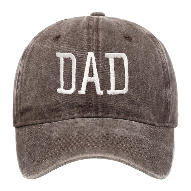 Baseball Caps Dad 2025 Promoted To Dad 2025 Daddy Established 2025 Hats For Men Aesthetic Washed Distressed Baseball Cap Dad Embroidered Pigment Dyed Profile Cotton Cap Muslim Hat