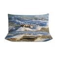 thumbnail image 3 of 3 Pcs Soft Bedding Set, Includes 1 Duvet Cover with Zipper And 2 Pillow,Shams Starfish Beach Full(79"×90"), 3 of 8