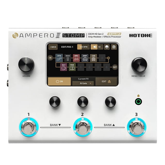 Procesador multiefectos para guitarra HOTONO Ampero II Stomp