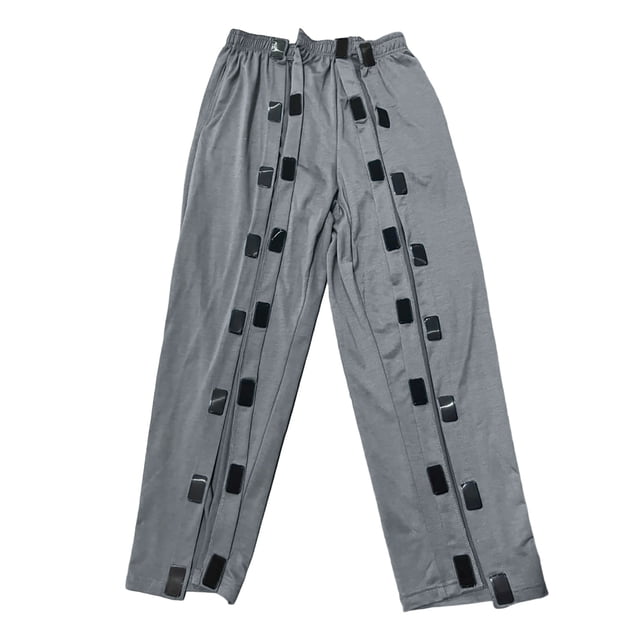 Full Open Patient Care Trousers for Post Recovery and Home Nursing Comfort with Easy Wear Design