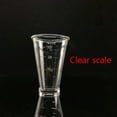 thumbnail image 3 of Double Clear Jigger Ounce Cup Plastic Resin Milk Tea Coffee Mixing Oz Scale Measuring Cup Home Bar Applies, 3 of 9