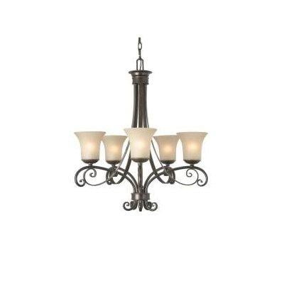 Hampton Bay 5 Light Bronze Chandelier With White Frosted Glass Hampton Bay Es 5 Light Aged Black Chandelier