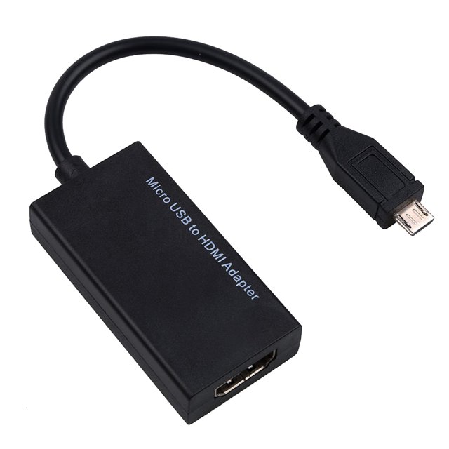 Adaptador Micro USB a HD S2 5P HDTV a HD Cable Adaptador de línea Reemplazo para tableta de proyector HDTV AweSitey DZ5594-00B