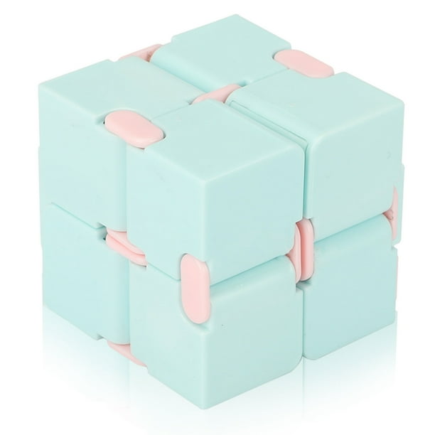 Eeekit Infinity Cube Fidget Toy Stress Relieving Fidgeting Game For Kids And Adults Cute Mini Unique Gadget For Anxiety Relief And Kill Time Macaron Blue Pink Galaxy Space Walmart Com Walmart Com