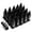 Black, variant on J2 Engineering LN-T7-020-15-GD J2 Engineering 7075 -T6 Forged Aluminum M12 x 1.5 20Pcs 75mm Spiky Cap Lug Nut w/ Adapter Gold